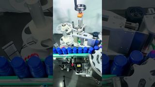 自動ラベル貼付機#充填瓶詰めライン #瓶詰めライン #工場自動化 #ラベル貼付機