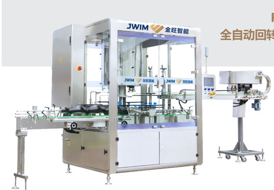 6 8ヘッド自動おおう機械4.0KW 100ml-1L高速一突きおよび場所